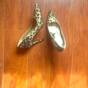 Leopard print heels